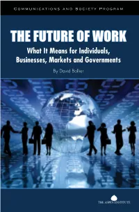 The Future of Work of Future The