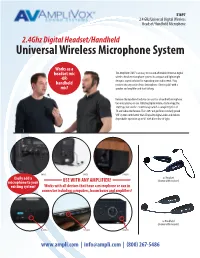 Universal Wireless Microphone System