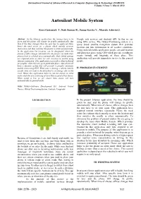Autosilent Mobile System