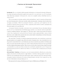 L-Functions and Automorphic Representations*