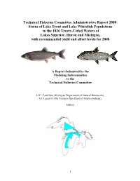 Technical Fisheries Committee Administrative Report 2007: Status