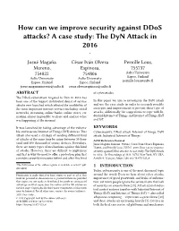 How Can We Improve Security Against Ddos Attacks?