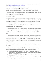 Bibi Sangha, Robert Moles, Flinders University Miscarriages of Justice Sem 5 MOJ Canada Link to Miscarriages of Justice Course Homepage