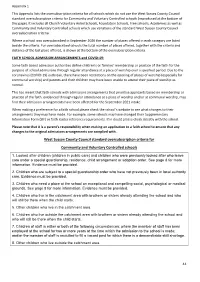 Information for Parents Booklet and Appendix 1