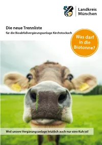 Was Darf in Die Biotonne?