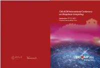 13Th ACM International Conference on Ubiquitous Computing