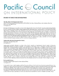 Board of Directors Biographies