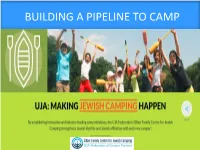 BUILDING a PIPELINE to CAMP Introduction