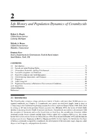 Life History and Population Dynamics of Cerambycidae. Chapter 2