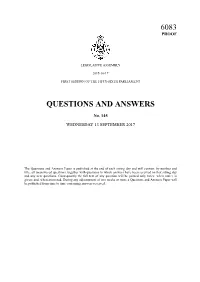 Questions & Answers Paper No