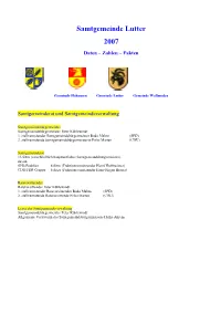 Samtgemeinde Lutter 2007