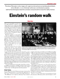 Einstein's Random Walk