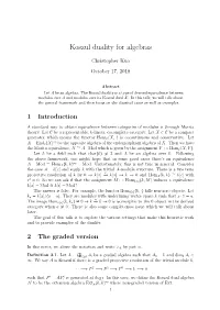 Koszul Duality for Algebras