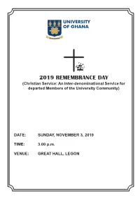 2019 REMEMBRANCE BROCHURE.Cdr