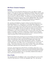 Appendix B Elk River Channel Analysis