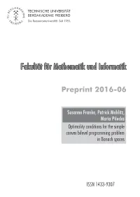 Fakultät Für Mathematik Und Informatik