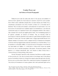 Freudian Theory and the Pattern of Fascist Propaganda1