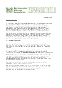 Newsletter November 1984