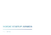 Nordic Startup Awards