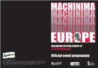 Official Event Programme