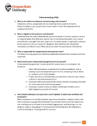 Telecommuting Faqs