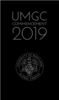 UMGC Commencement 2019