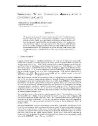 Improving Neural Language Models with A