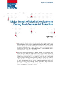 Major Trends of Media Development During Post-Communist Transition