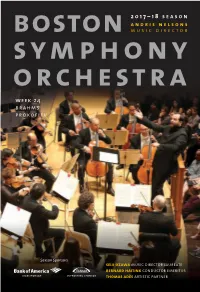 2017–18 Season Week 24 Brahms Prokofiev