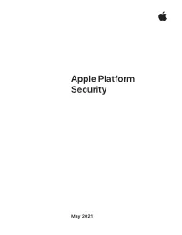 Apple Platform Security