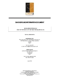 Background Information Document