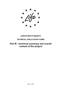 Part B - Technical Summary and Overall Context of the Project