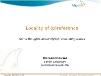 Mysql Cluster
