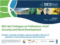 Status and Trends of the Pollinators' Population in the Country