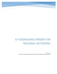 A Fundraising Primer for Regional Networks