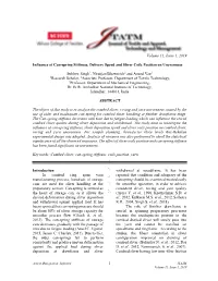 Influence of Can-Spring Stiffness, Delivery Speed and Sliver Coils Position on Unevenness