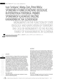 Monuments in the Function of State Ideology And