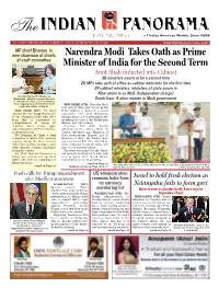 Narendra Modi Takes Oath As Prime Minister of India for the Second Term