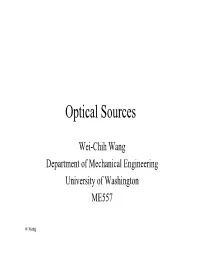 Optical Sources