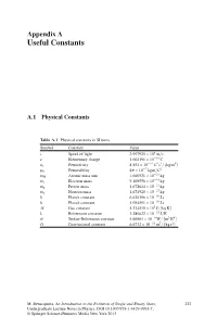 Useful Constants