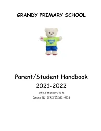2021-22 Student Handbook.Docx