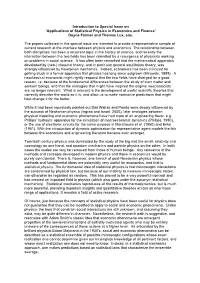 Applications of Statistical Physics in Economics and Finance’ Doyne Farmer and Thomas Lux, Eds