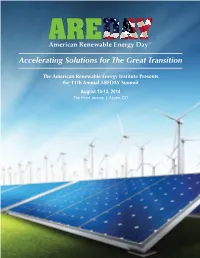 AREDAY 2014 Program