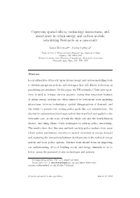 Capturing Spatial Effects, Technology Interactions, and Uncertainty In