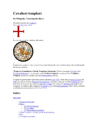 Cavalieri Templari