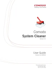 Comodo System Cleaner Version 3.0
