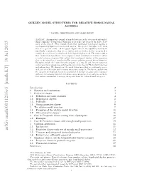 Quillen Model Structures for Relative Homological Algebra 3