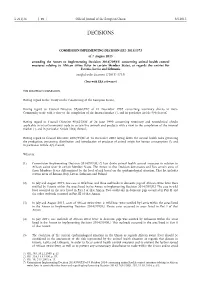 Commission Implementing Decision