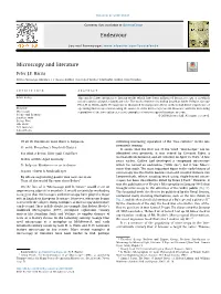 Microscopy and Literature