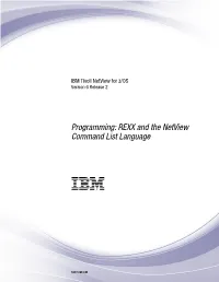 Programming: REXX and the Netview Command List Language